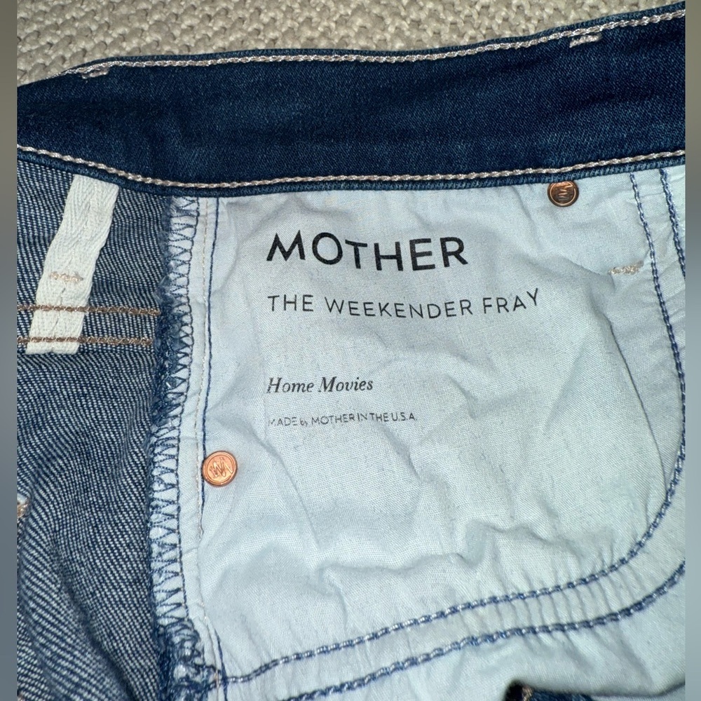MOTHER Women's Boot Cut Jeans in Deep Blue Denim - Picture 9 of 9